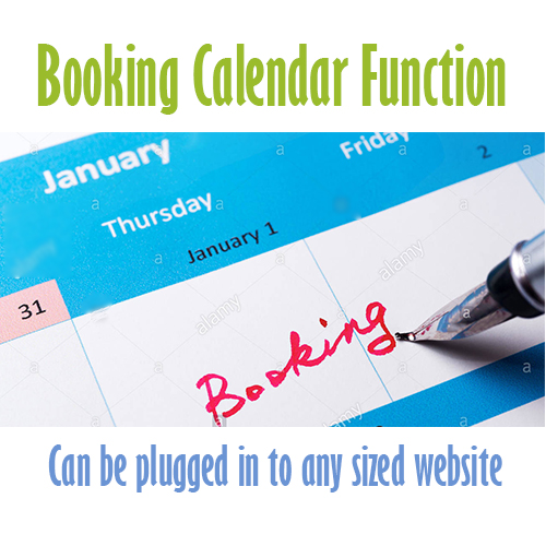 booking calender Cheap website design