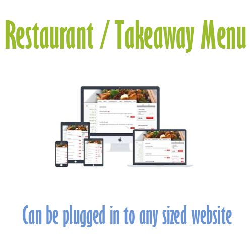 food menu plugin cheap website design